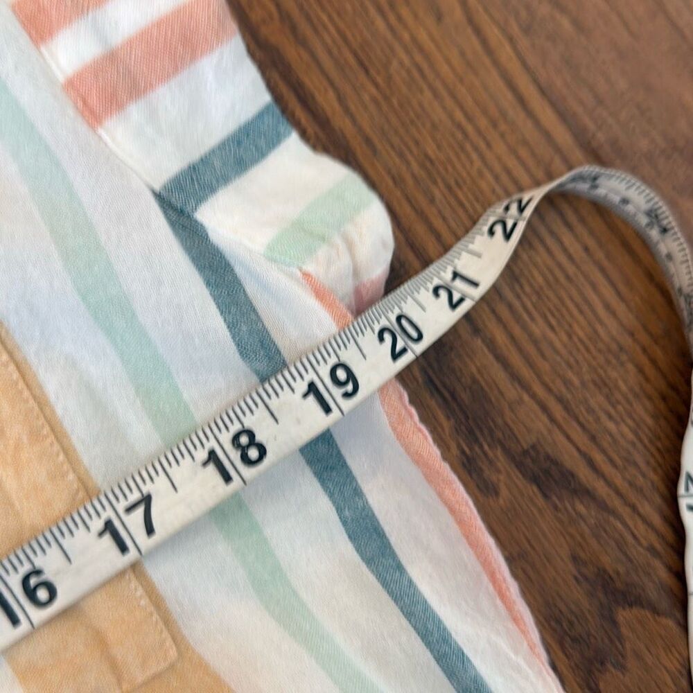 Rails Suri linen blend striped shirt dress size xs - Picture 9 of 12